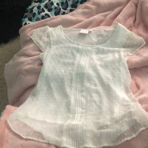 Women’s Lauren Conrad textured dot tee